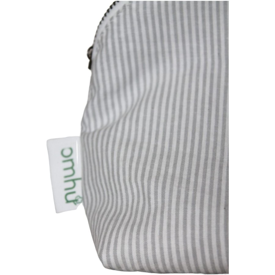 OMHU Mini Strib Toilettaske 34x24 cm, Lys Gr