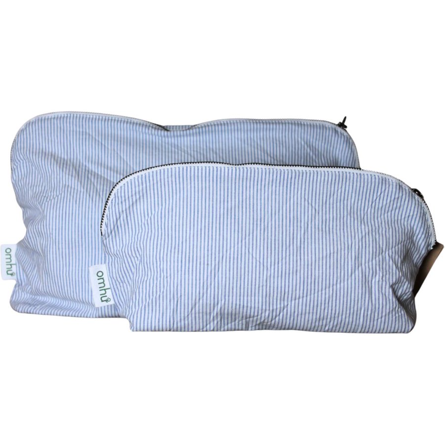 OMHU Mini Strib Toilettaske 34x24 cm, Bl