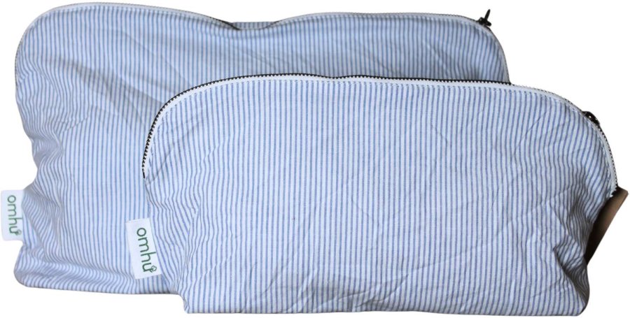 OMHU Mini Strib Toilettaske 34x24 cm, Bl