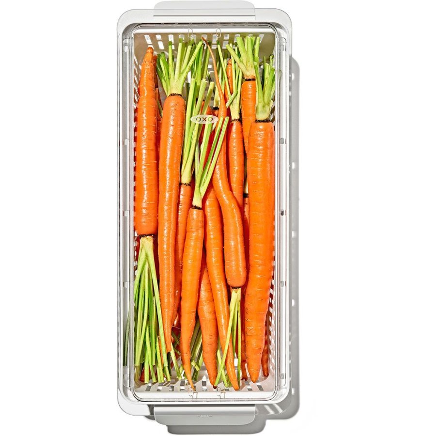 OXO Good Grips Kleskabsopbevaring 37x15 cm, Hvid