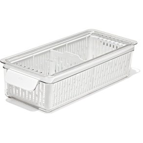 OXO Good Grips Kleskabsopbevaring 37x15 cm, Hvid