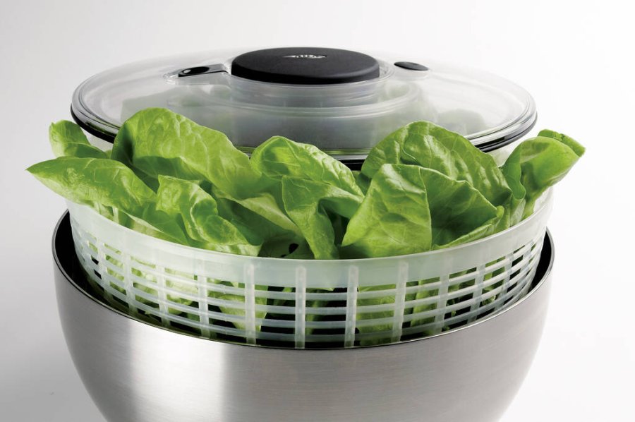 OXO Salatschleuder, Grau