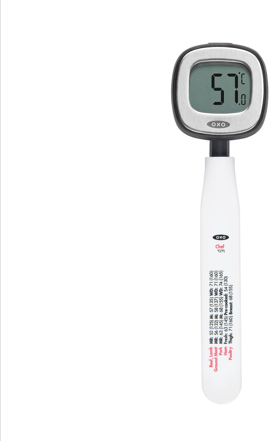 OXO Digitales Bratenthermometer, Wei