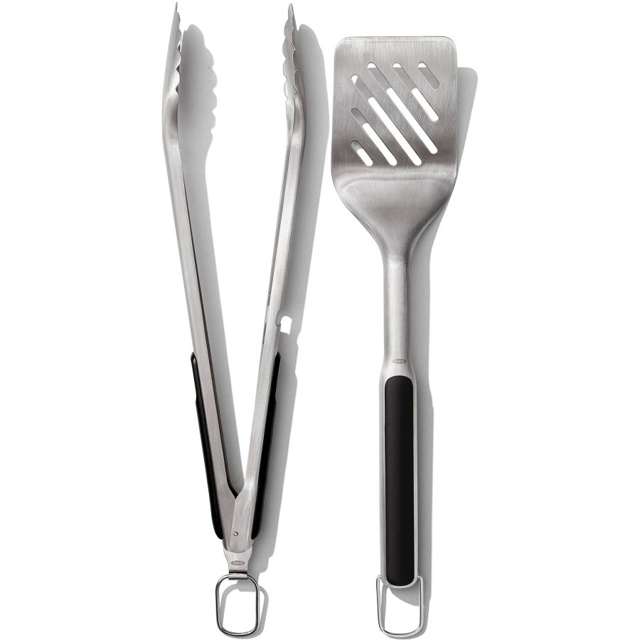 OXO Grillzange- und Wender Set, Grau