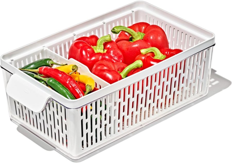 OXO Good Grips Kleskabsopbevaring 32x12 cm, Hvid