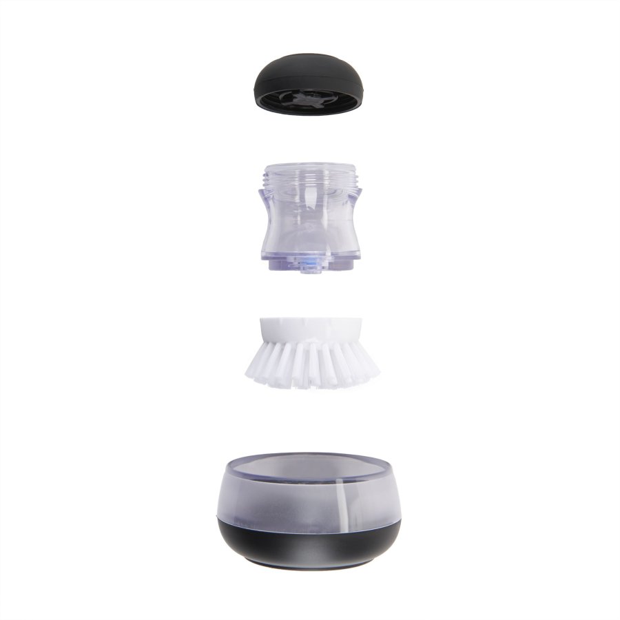 OXO Good Grips Opvaskebrste m. Sbepumpe 2 Dele, Sort