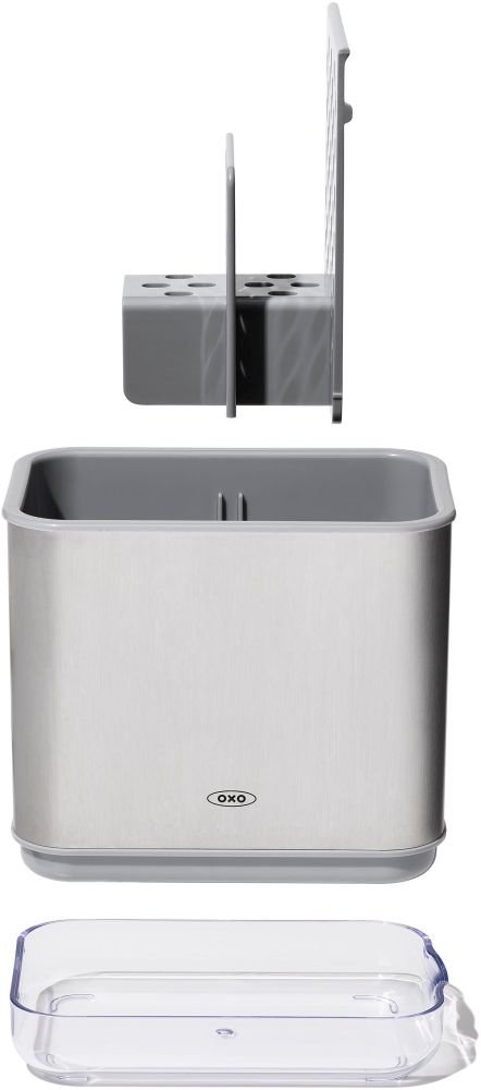 OXO Good Grips Splbehlter H13,8 cm, Edelstahl