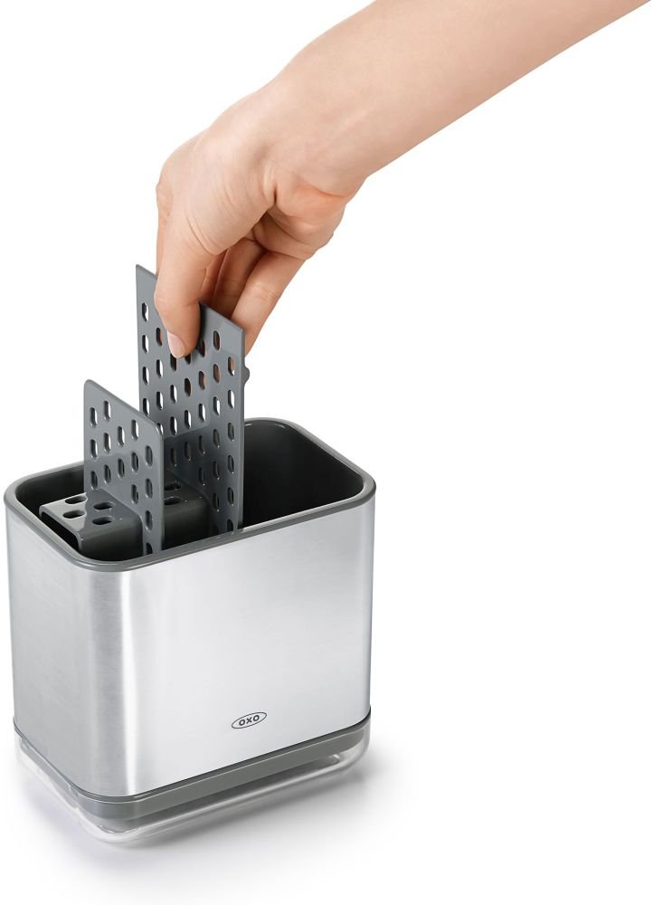 OXO Good Grips Splbehlter H13,8 cm, Edelstahl