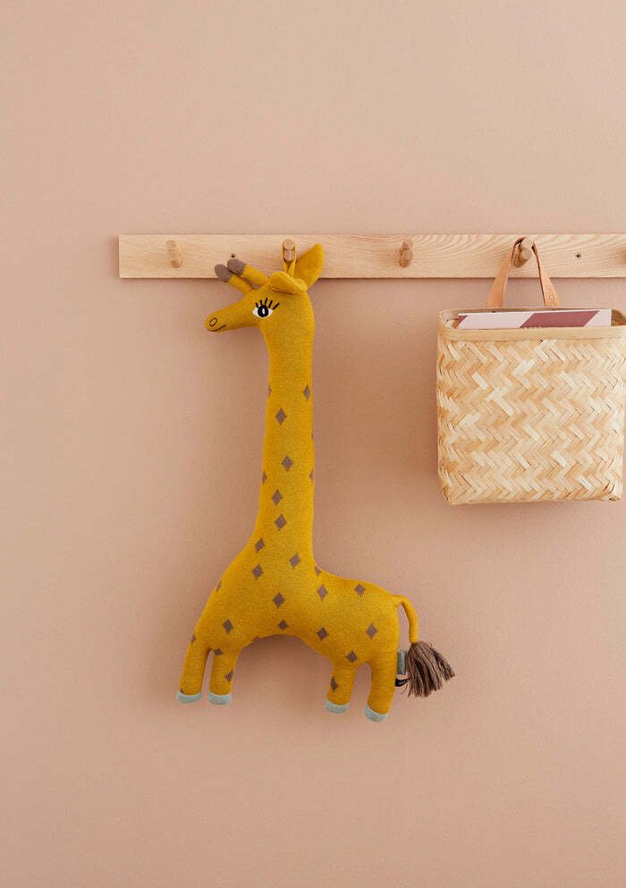 OYOY Mini Giraffe Noah 64 cm, Curry