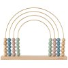 OYOY Mini Abacus Rechenrahmen Regenbogen 35,5 cm, Mehrfarbig