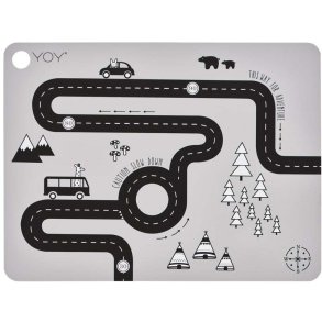 OYOY Mini Tischset Adventure 34x45 cm, Hell