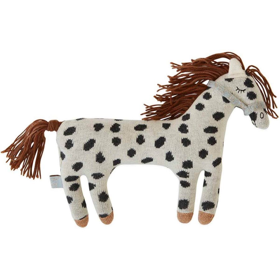 OYOY Mini Kuscheltier Pony Little Pelle 26 cm, Offwhite