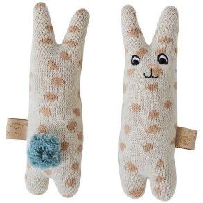 OYOY Mini Rassel Kaninchen 16 cm, Nude