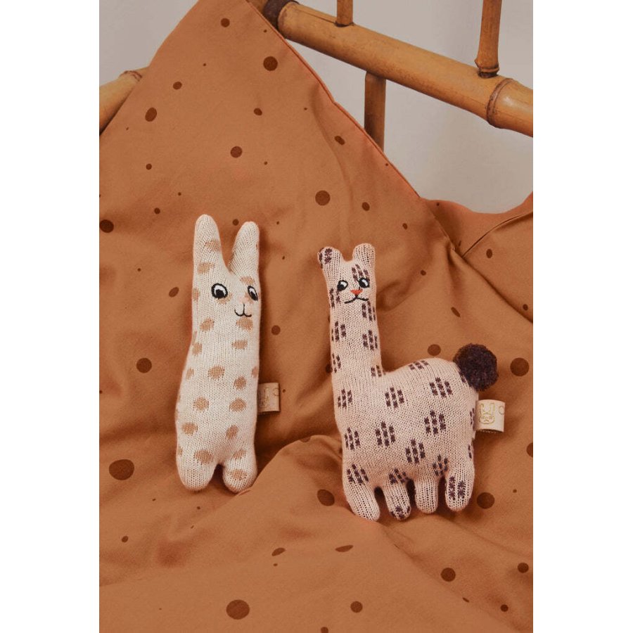 OYOY Mini Rangle Lama 16 cm, Rosa