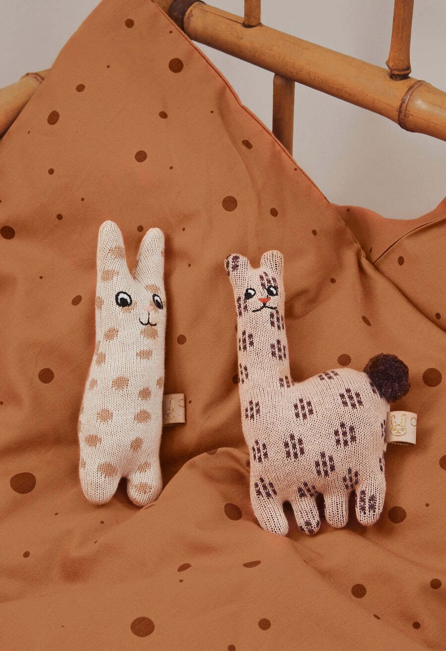 OYOY Mini Rangle Lama 16 cm, Rosa