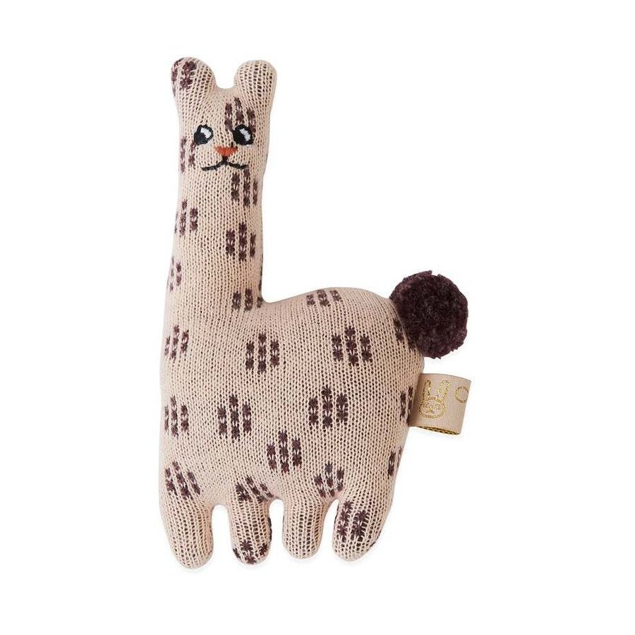 OYOY Mini Rangle Lama 16 cm, Rosa