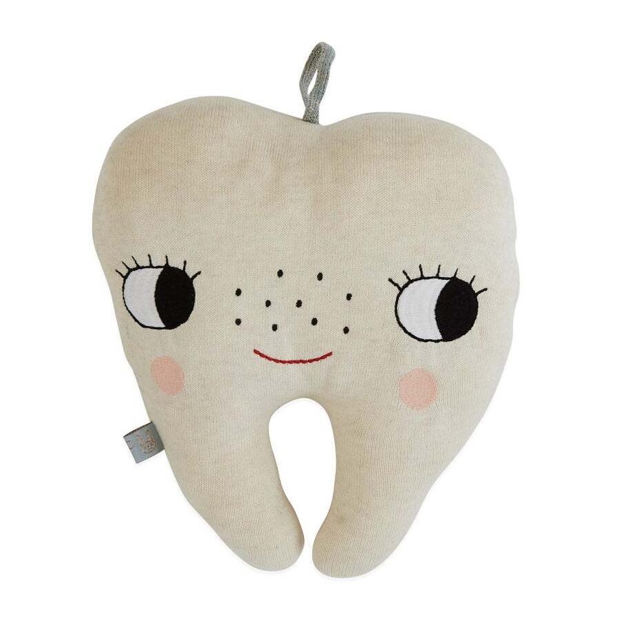 OYOY Mini Kuscheltier Zahnfee 27 cm, Offwhite