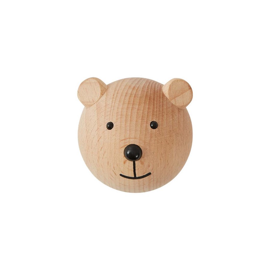 OYOY Mini Haken Teddy 4,5 cm, Buche