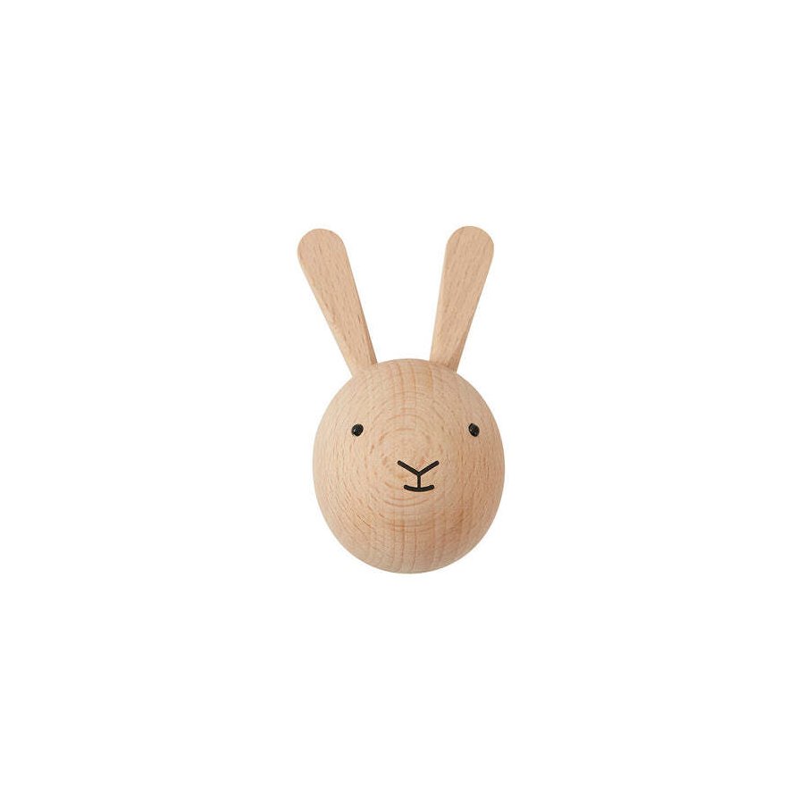 OYOY Mini Haken Bunny 4,5 cm, Buche