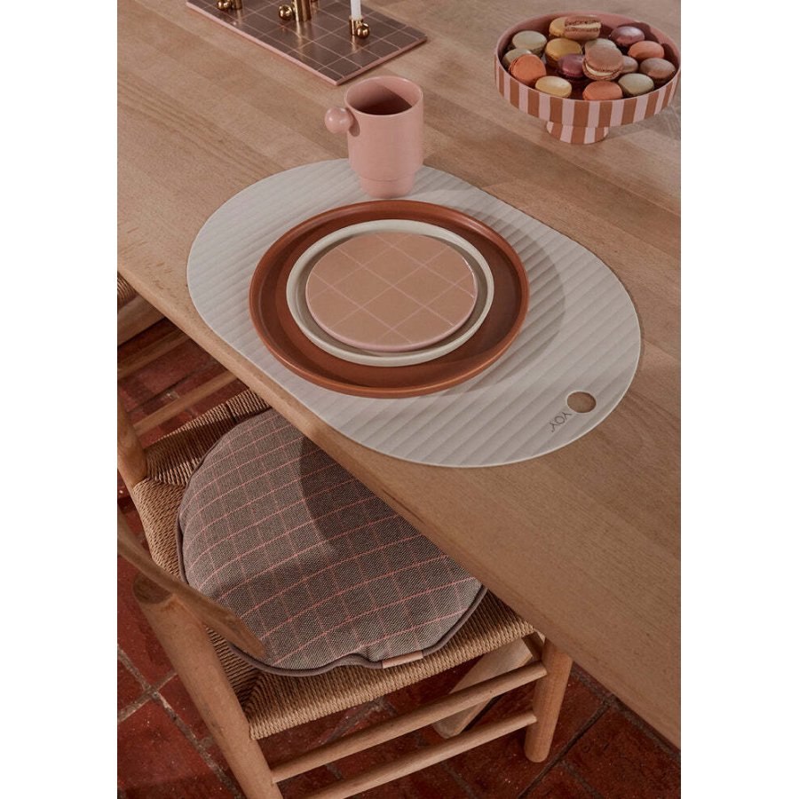 OYOY Toppu Platte auf Sockel 20 cm, Caramel