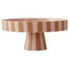 OYOY Toppu Platte auf Sockel 20 cm, Caramel