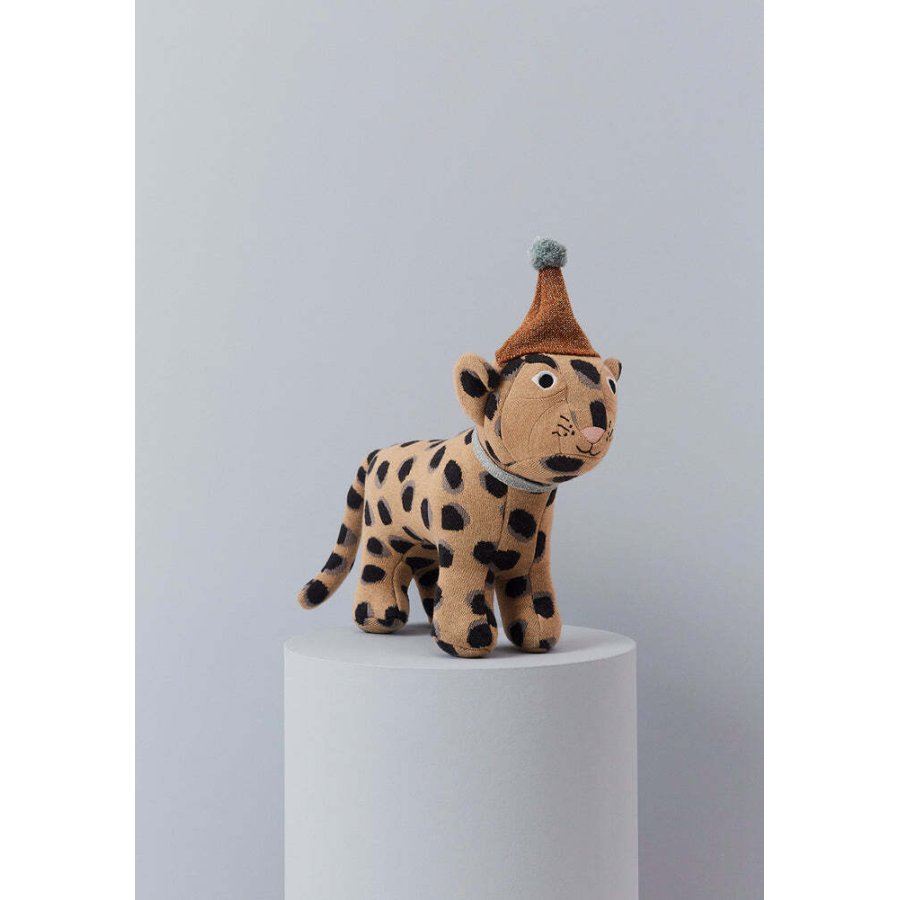 OYOY Mini Tjdyr Leopard Baby Elvis 33 cm, Multi