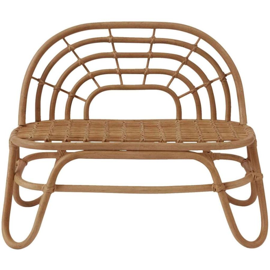 OYOY Mini Sitzbank Regenbogen 64,5 cm, Rattan