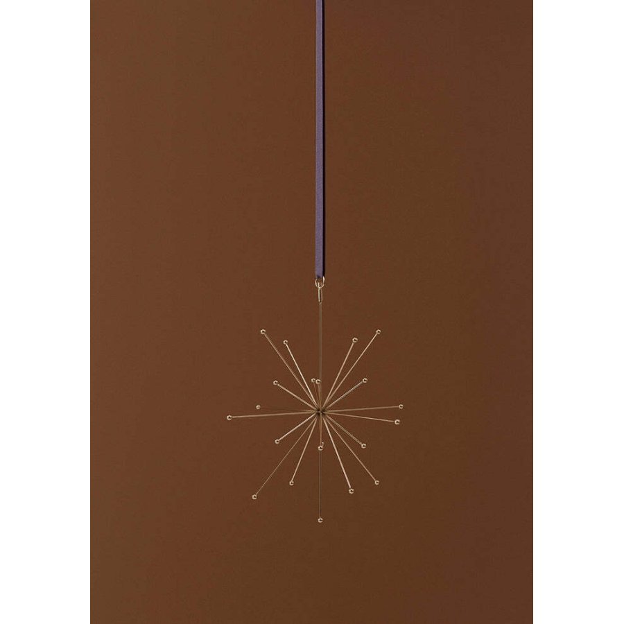 OYOY Pearl Baumspitze Stern H24 cm, Messing