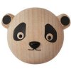 OYOY Mini Haken Panda 5,5 cm, Buche