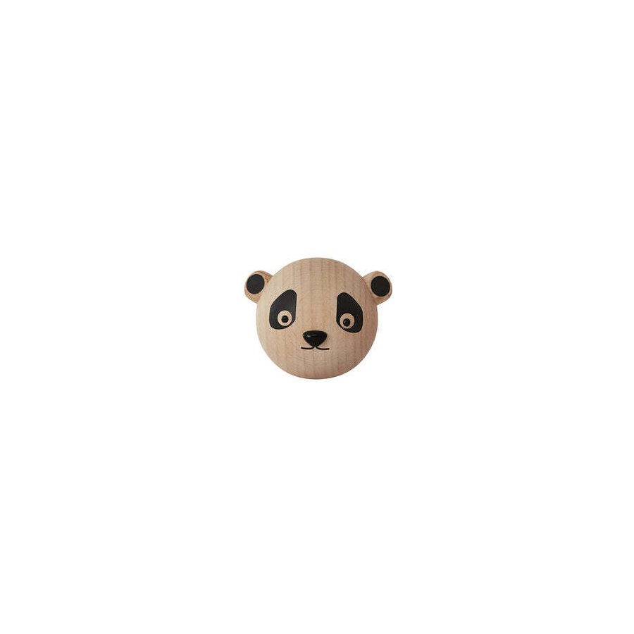 OYOY Mini Haken Panda 5,5 cm, Buche