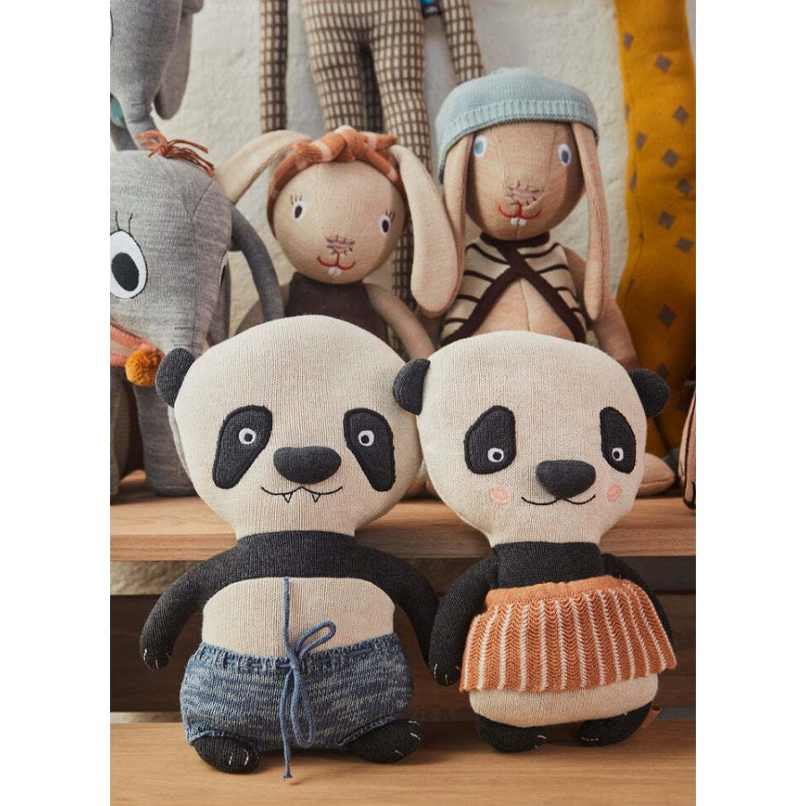 OYOY Mini Kuscheltier Pandabr Lun Lun 28 cm, Multi