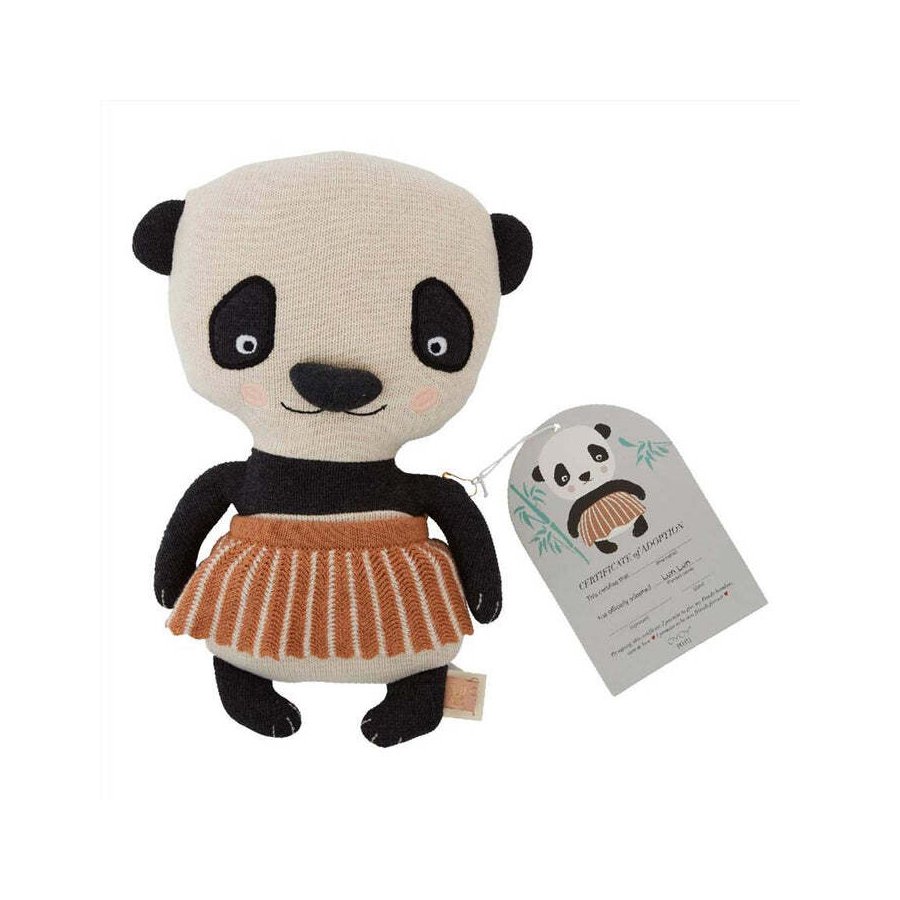 OYOY Mini Kuscheltier Pandabr Lun Lun 28 cm, Multi