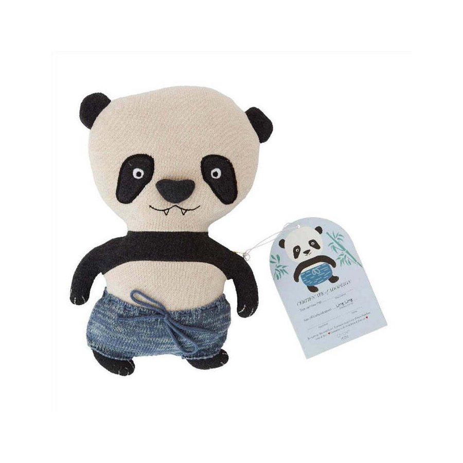 OYOY Mini Kuscheltier Panda Br Ling Ling 32 cm, Multi