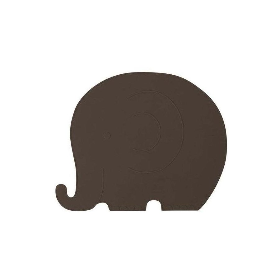 OYOY Mini Dkkeserviet Elefant Henry 33x41 cm, Choko