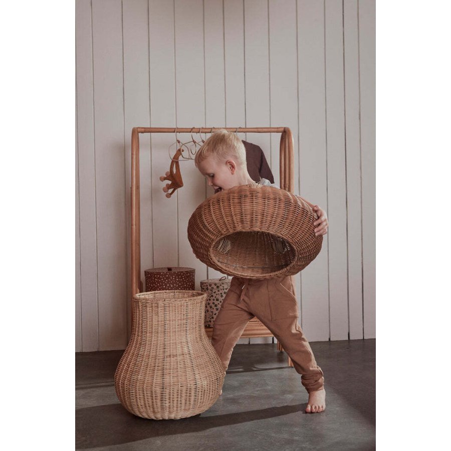 OYOY Mini Svampekurv 42 cm, Rattan