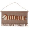 OYOY Mini Wandteppich Raupe Leo 44x73 cm, Dark