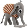 OYOY Mini Kuscheltier Elefant Henry 23 cm, Grau