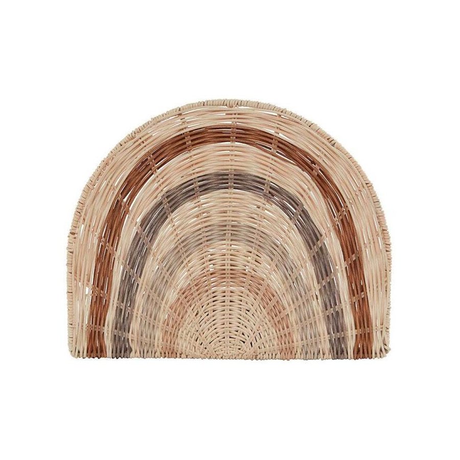 OYOY Mini Vglampe Regnbue 30 cm, Rattan