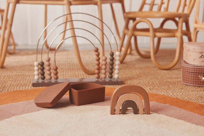 OYOY Mini Abacus Kugleramme 35,5 cm, Dark