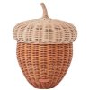 OYOY Mini Korb Eichel 34 cm, Rattan