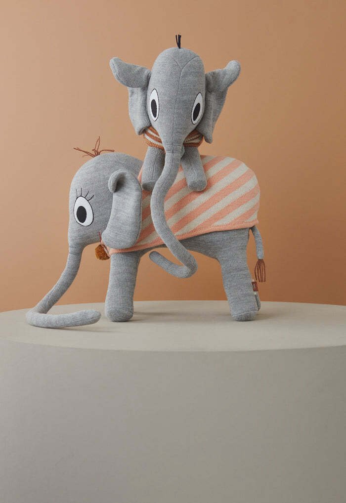 OYOY Mini Ramboline Elefant H36 cm, Grau