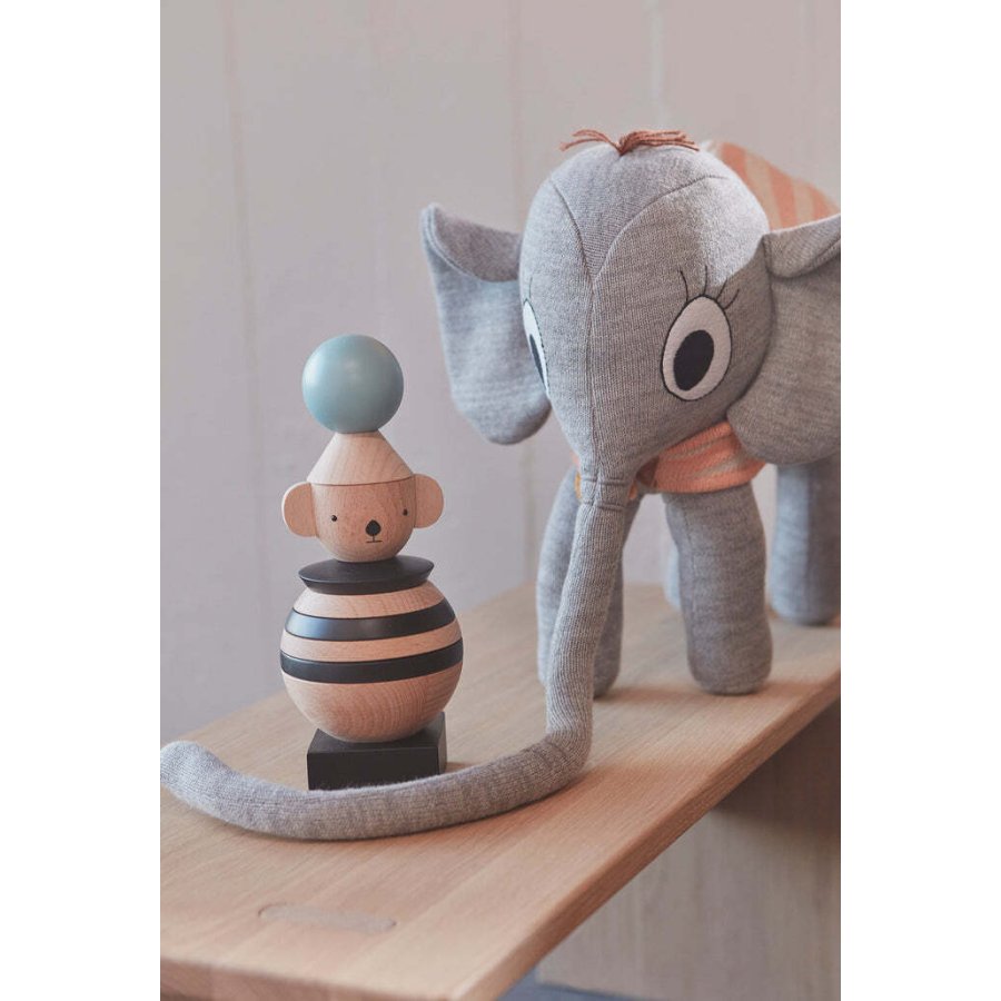 OYOY Mini Ramboline Elefant H36 cm, Grau