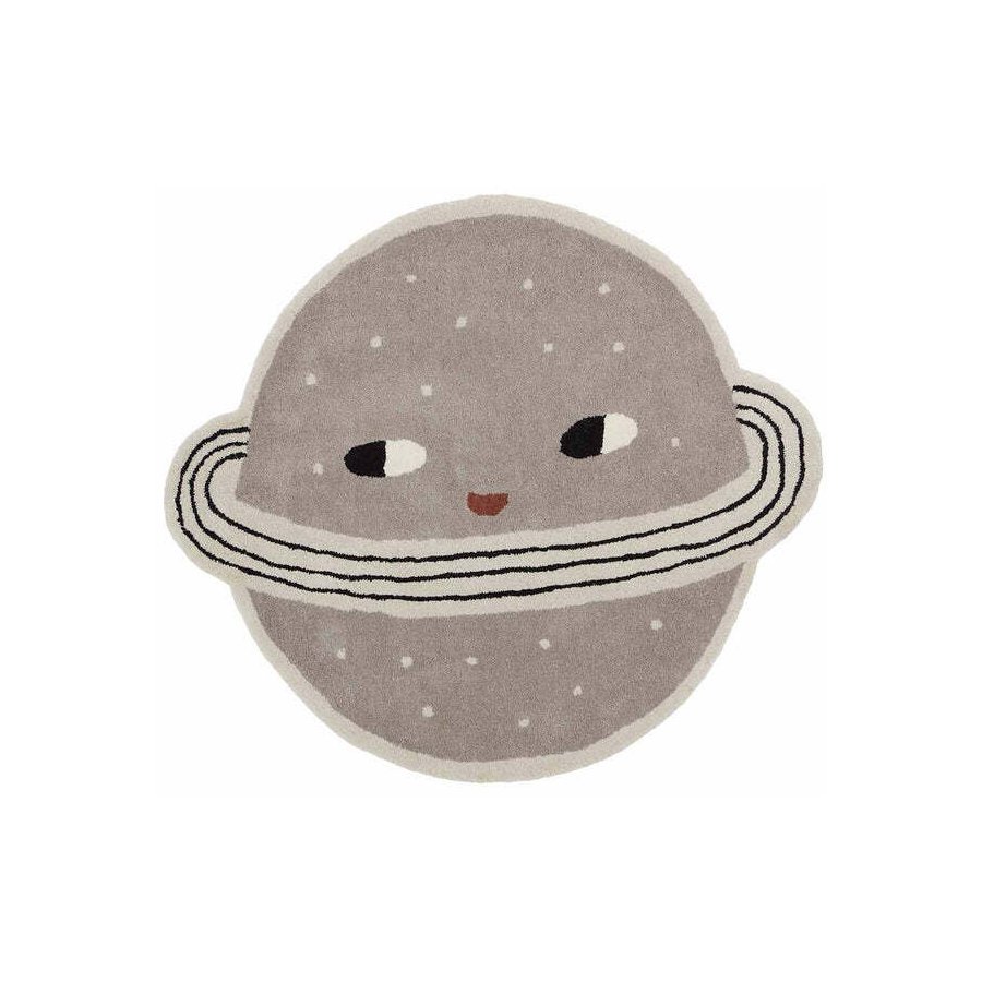 OYOY Mini Teppich Planet 110x116 cm, Clay