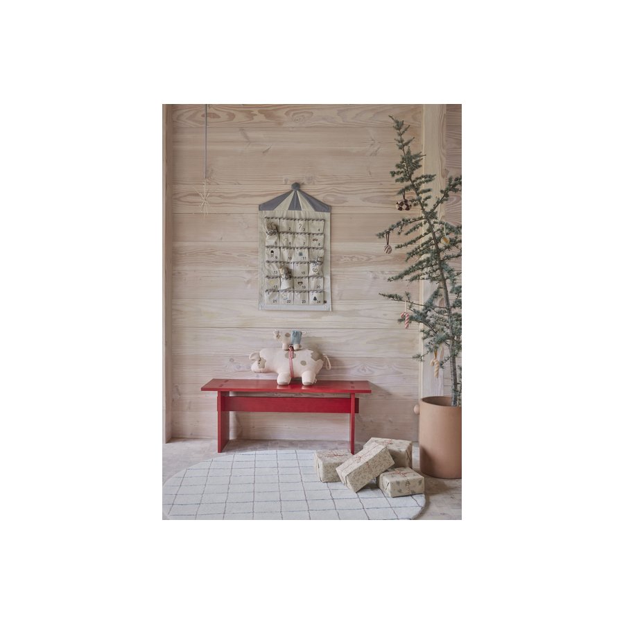 OYOY Zirkus Adventskalender 50x85 cm, Beige