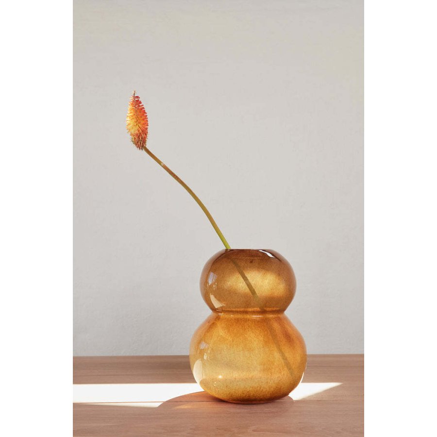 OYOY Lasi Vase H30 cm, Amber