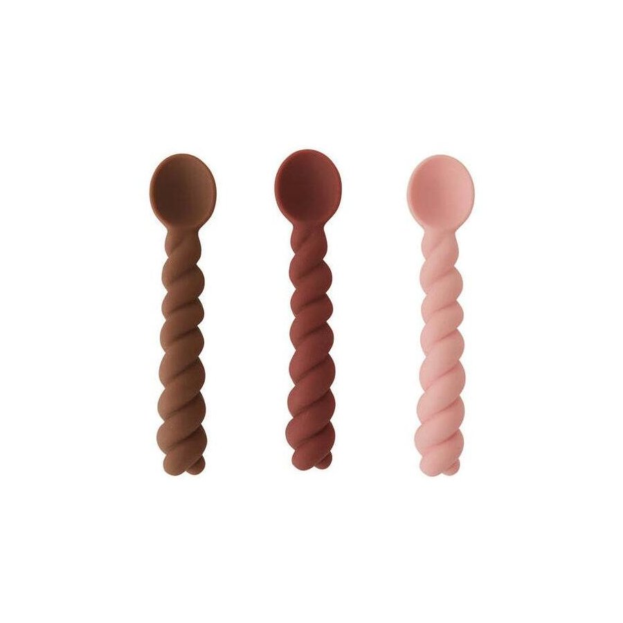 OYOY Mini Mellow Lffel 3er Set, 12,7 cm, Nutmeg