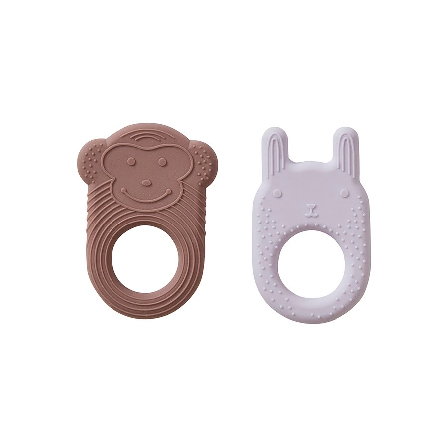 OYOY Mini Beiring Nelson & Ninka 2er Set, Choco