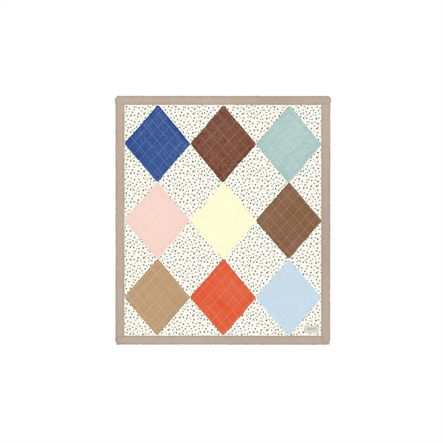 OYOY Aya Vgtppe 75x65 cm, Multi