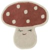 OYOY Mini Teppich Pilz Malle 75x77 cm, Rot