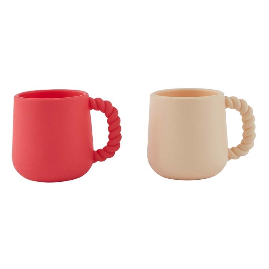 OYOY Mini Mellow Tasse 2er Set 22 cl, Cherry